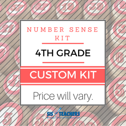 4th Grade Number Sense Kit - Custom NUMSEN-4-C