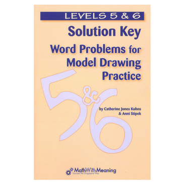 Word Problems for Model Drawing: Solution Key 5/6 Word Problems for Model Drawing: Solution Key 5/6