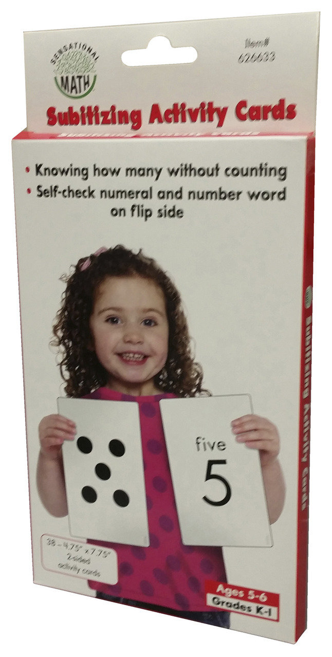 Sensational Math Subitizing Activity Cards
