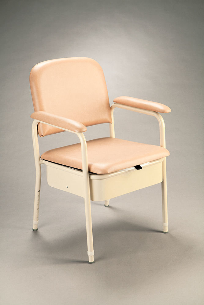 padded bedside commode seat