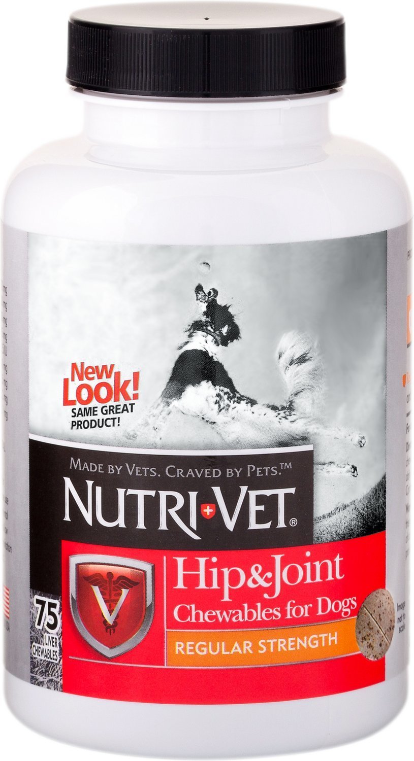 Nutri-Vet Hip & Joint Chewables For Dogs Qty.75 51271