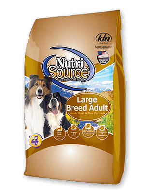 Nutri Source Lamb And Rice Large Breed Adult 33lb 009-562-03