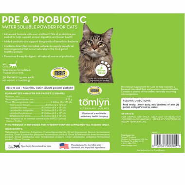 Tomlyn Pre Probiotic пробиотик для кошек 0200 B7.4