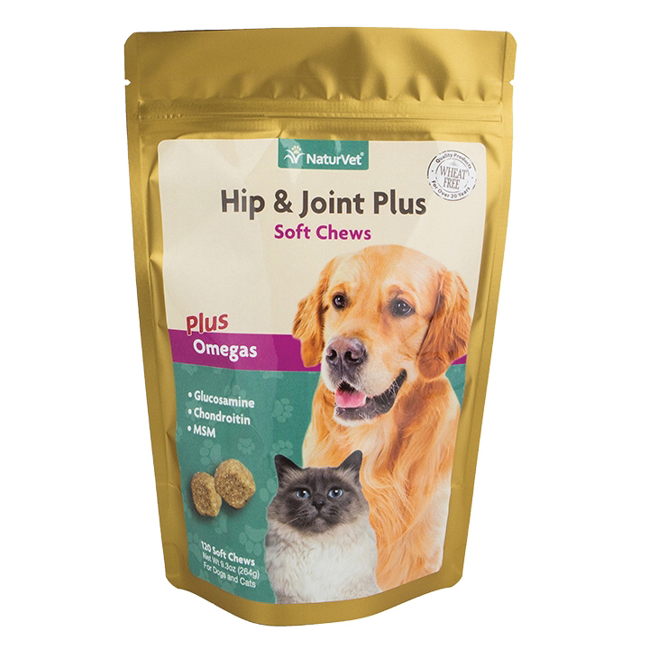 NaturVet Hip & Joint plus Omegas 120 шт 0291 C3.4