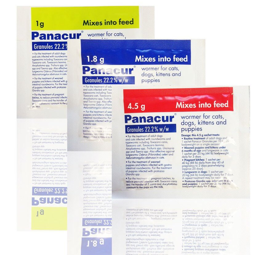 Panacur Панакур 22% гранулы, для кошек и собак 0334 A11