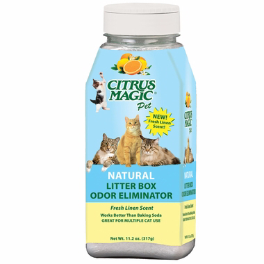 Citrus Magic Litter Box Odor Eliminator Уничтожитель Запаха для Лотка 317 г. 0118 E4