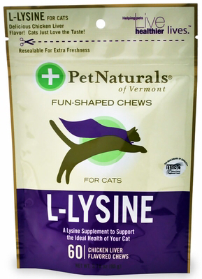 Pet Naturals l-lysine Лакомство с лизином, уп. 60 шт 0474 J4.1