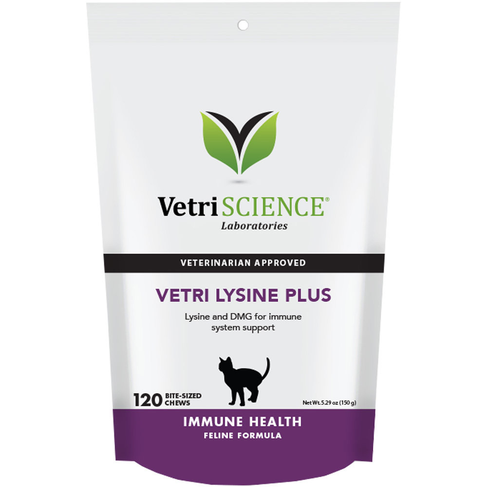 Vetri-Science Lysine Plus л-лизин в лакомстве 120 шт 0473 J1.1