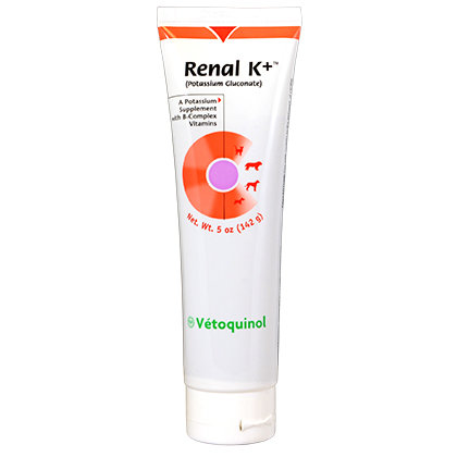 Vetoquinol Renal K+ гель 142 г 0214 B6.2