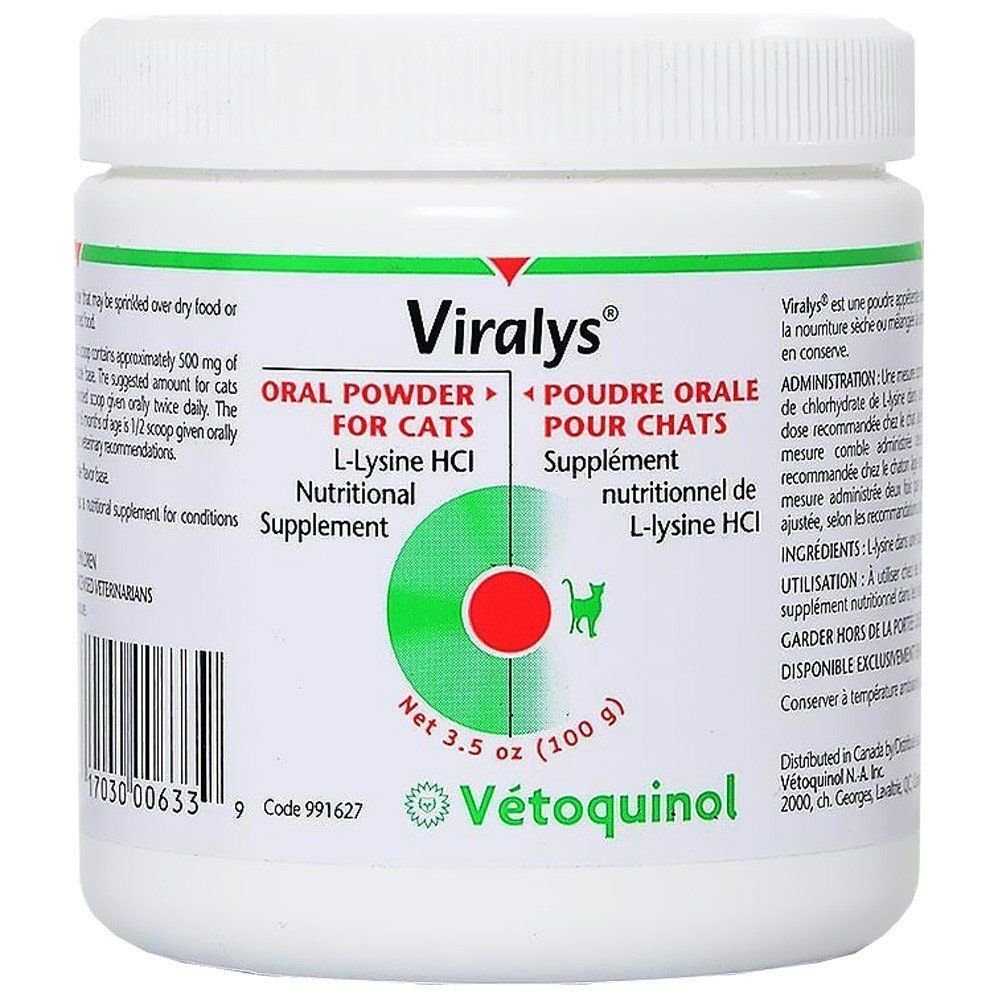 Vetoquinol Viralys добавка с Лизином для кошек, порошок 0461 J3.3