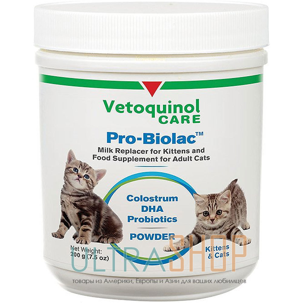 Pro-Biolac заменитель молока для котят, уп. 200 г 0301 B2