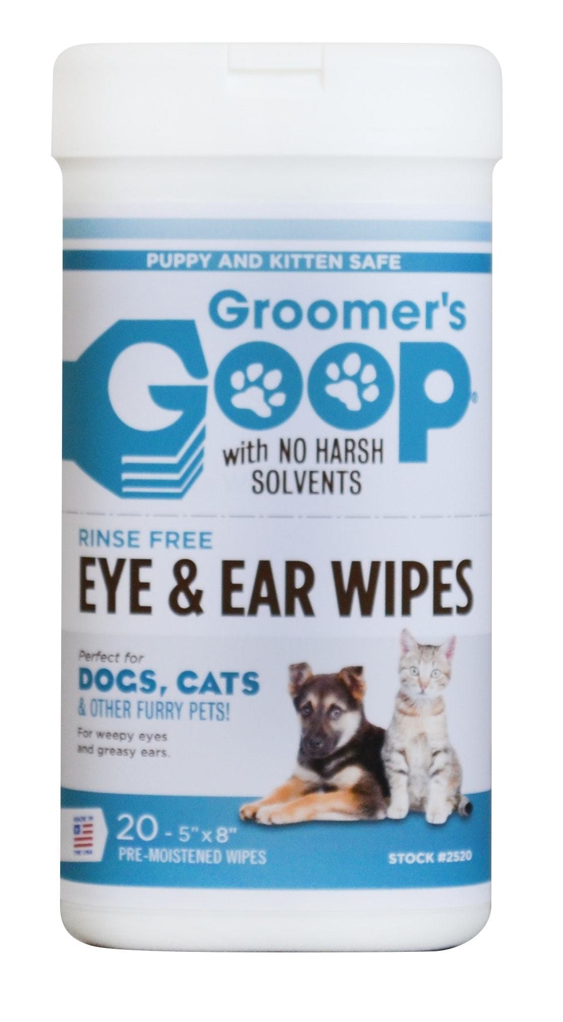 Groomer's Goop Pet Ear & Eye Wipes салфетки для глаз и ушей 2520 C1.5