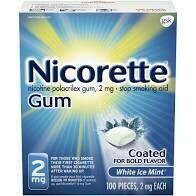 Sell Nicorette Gum 100-120 Piece Box Sell Nicorette Gum 100-120 Piece Box