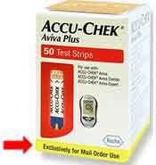 Accu-check Aviva Plus 50 Count mail order/not for retail 00004