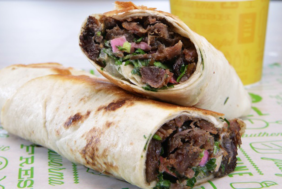 Beef Shawarma Wrap