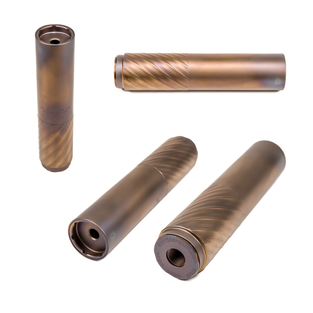 FIDELIS GEN3 7.62mm 300 Magnum Rifle Suppressor (7.7in Long)