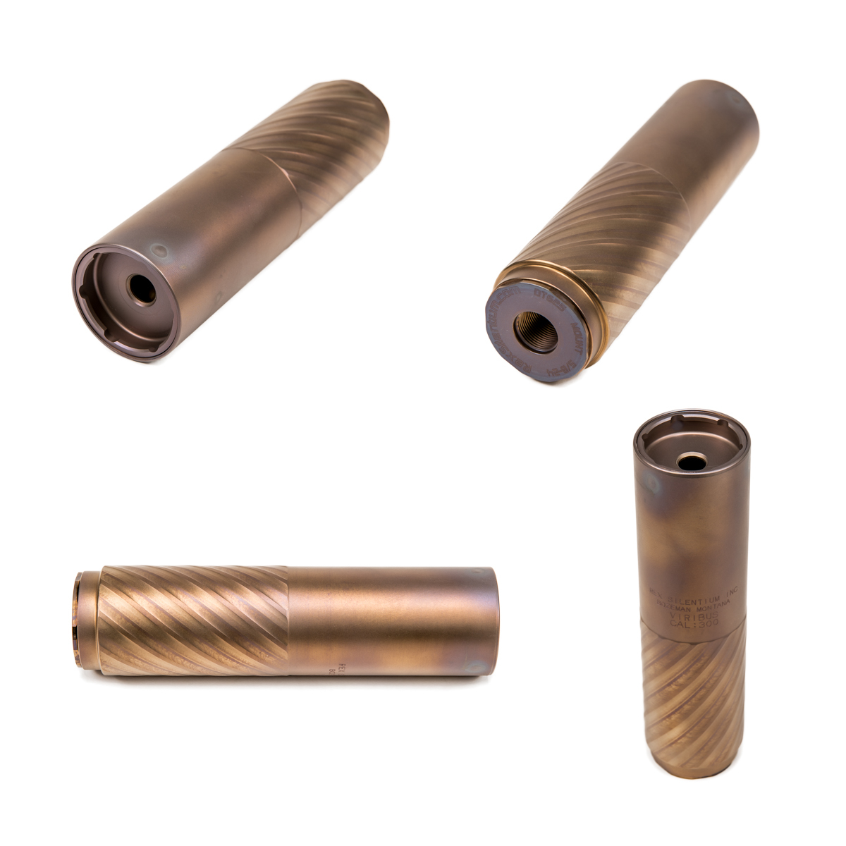 VIRIBUS GEN3 7.62mm 300 MAGNUM Rifle Suppressor (6.6in Long)