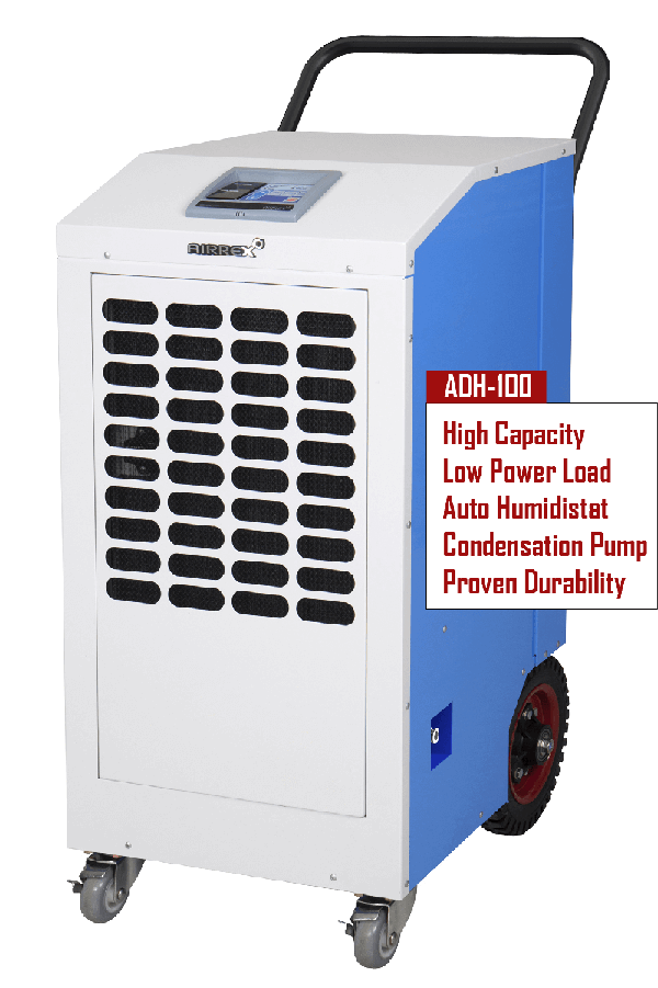 Airrex ADH-100 High Capacity Dehumidifier 00020