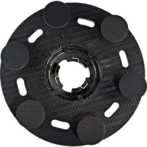 17" Floor Plate Pad Driver with 6 - 3" Resin Backplates FLP1763