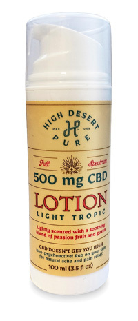 500mg CBD-Infused Lotion LOTCBD