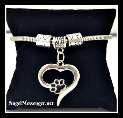 Pet Love Heart Charm Bracelet Pet Love Heart Charm Bracelet