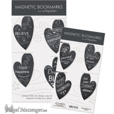Heart Chalkboard Magnetic Bookmarks Heart Chalkboard Magnetic Bookmarks