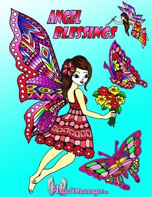 Angel Blesssings Coloring Page Angel Blesssings Coloring Page