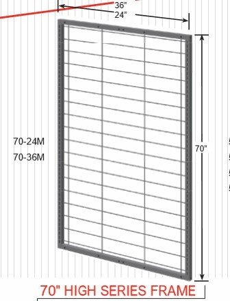 70" High Series Frame 70-24M 14262