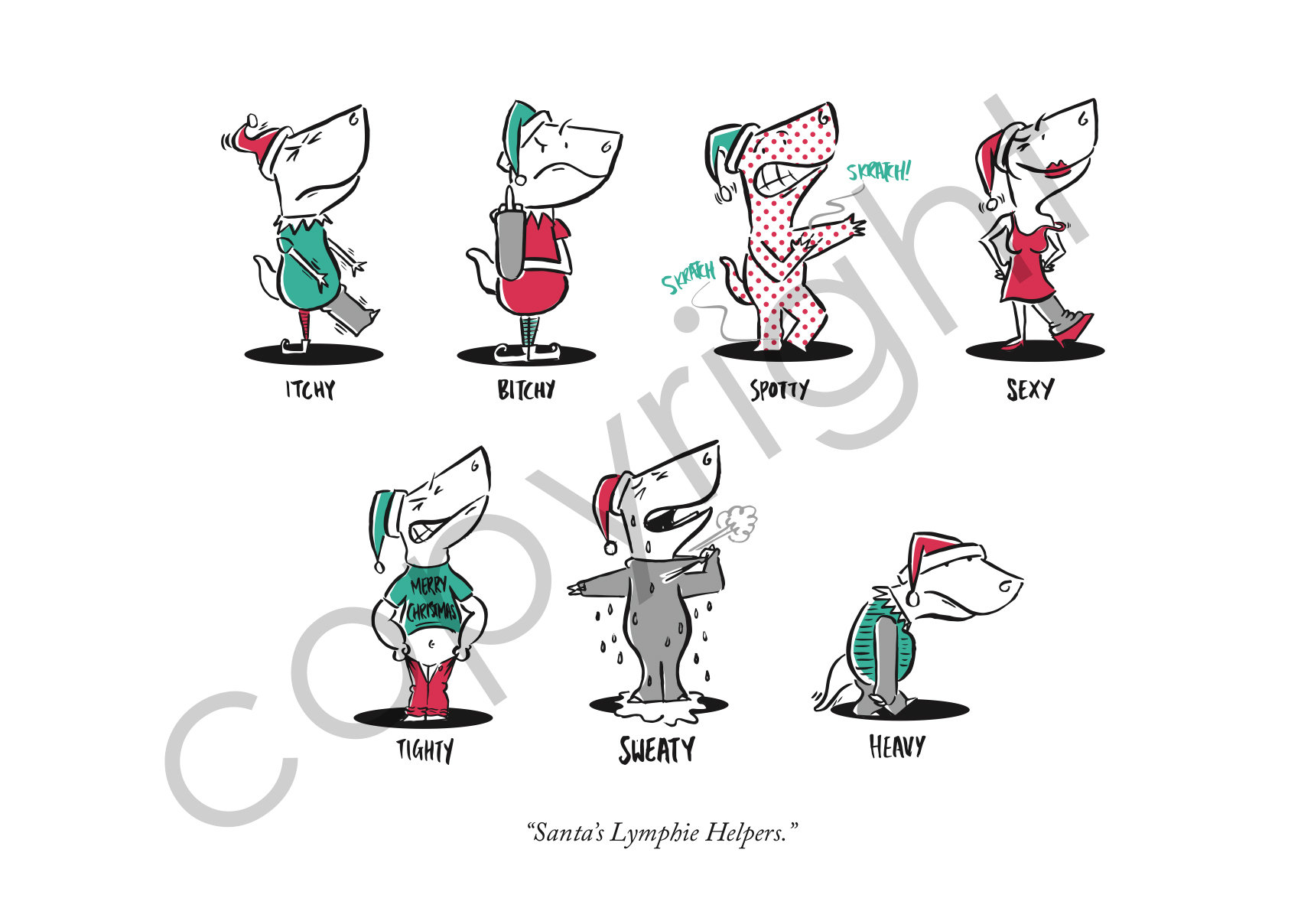 The Lymphosaurus Rex 2018 Calendar