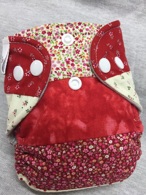 Snap In One-Vintage Patchwork (Newborn) Snap In One-Vintage Patchwork (Newborn)