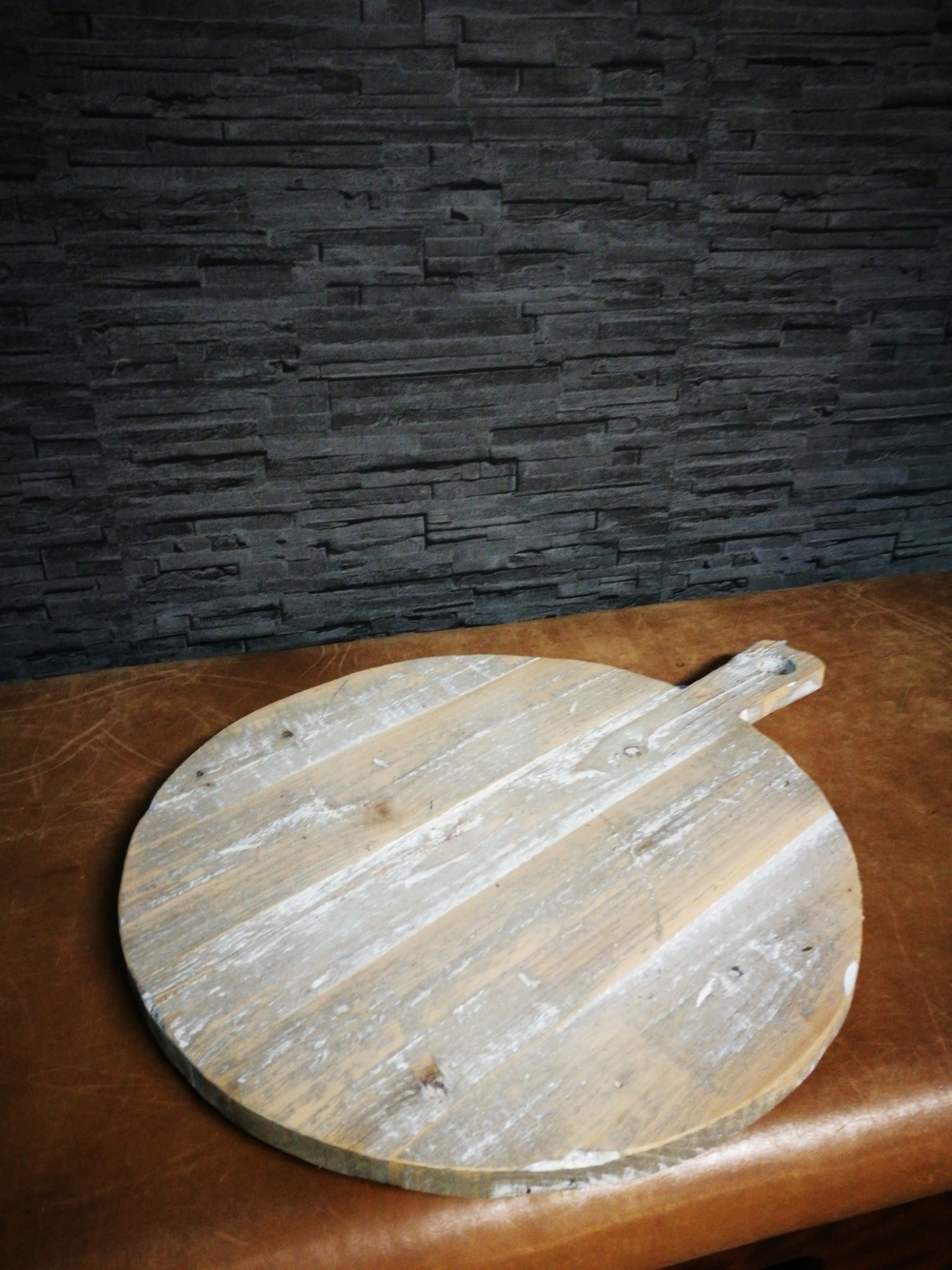 Houten broodplank, rond model