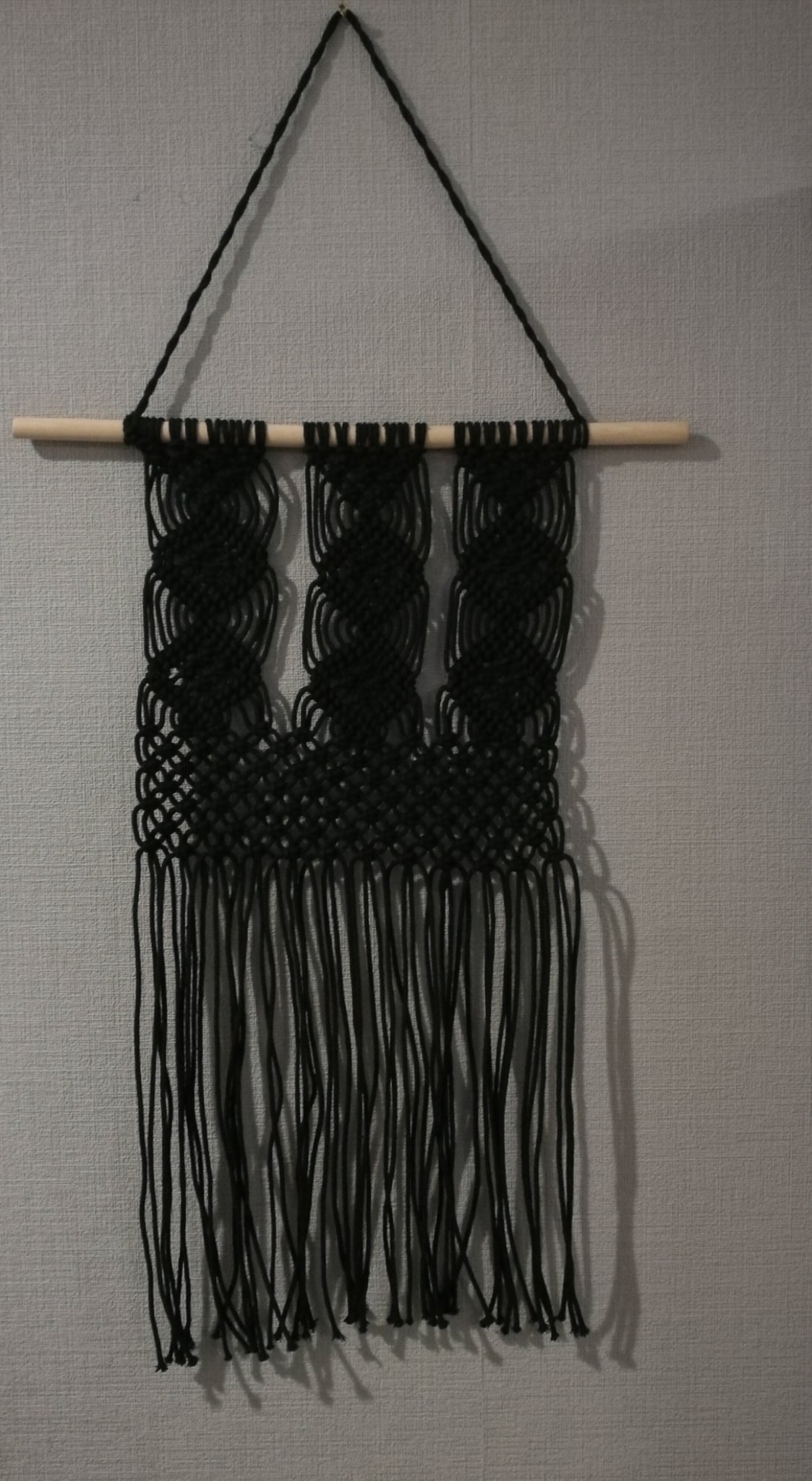 Dromenvanger macrame zwart 00902