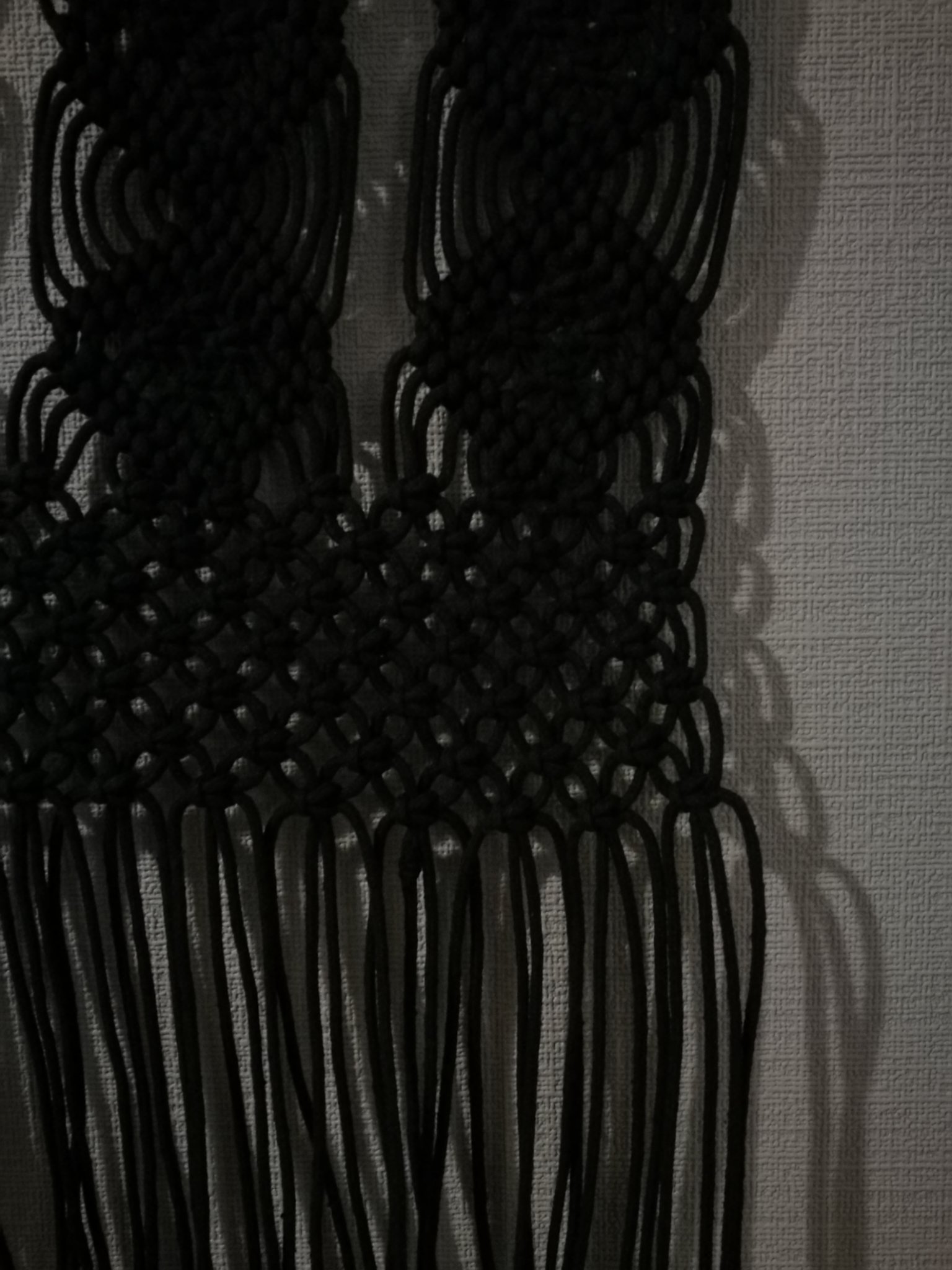 Dromenvanger macrame zwart