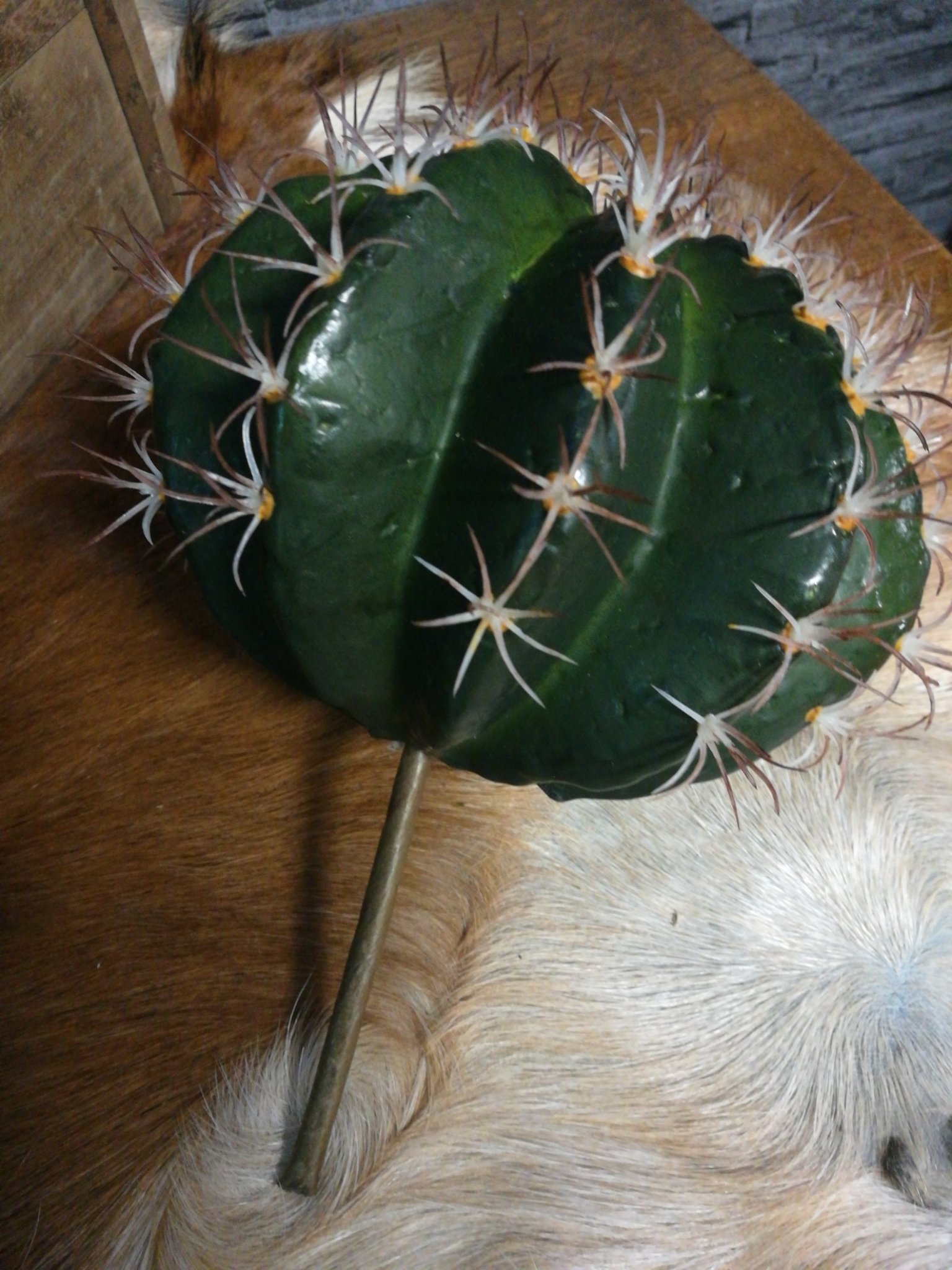 Kunst cactus 18cm