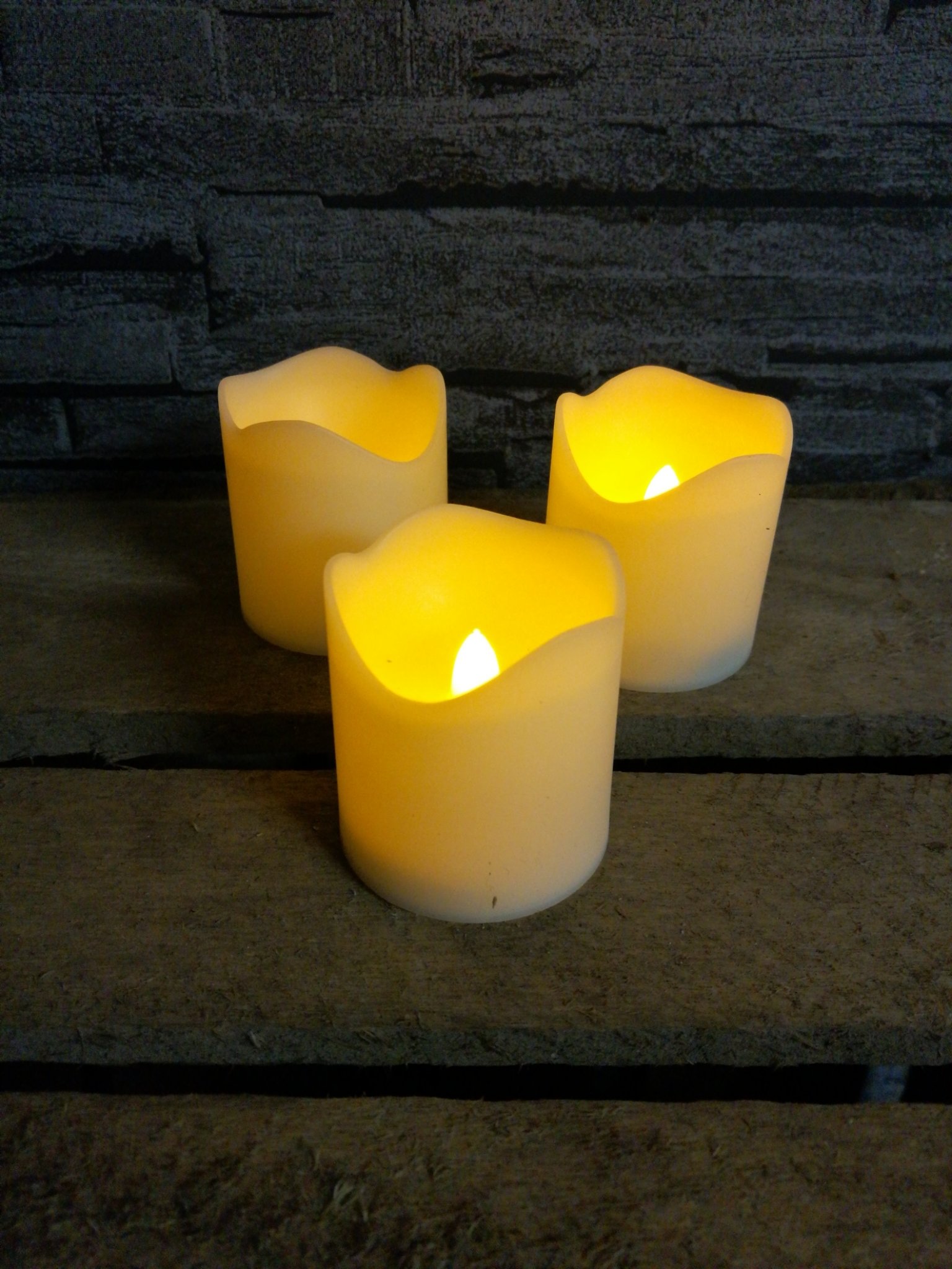 Led kaars met vlameffect 01273