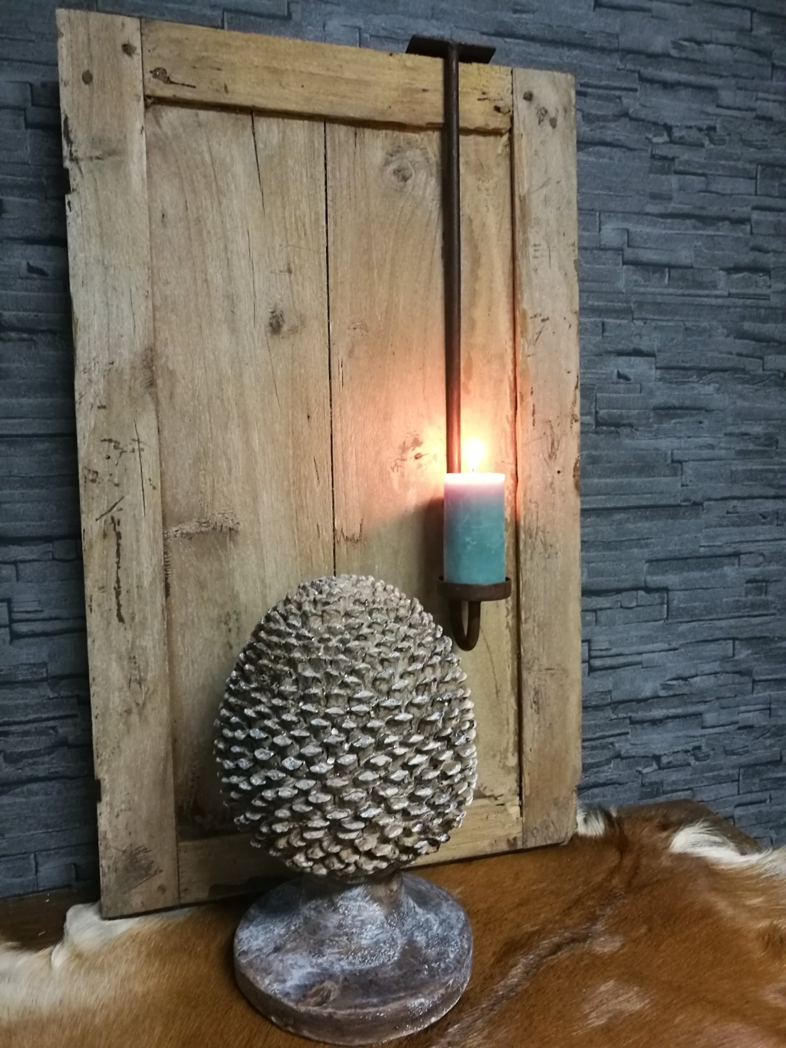 Luik glashaak voor theelicht of stompkaars