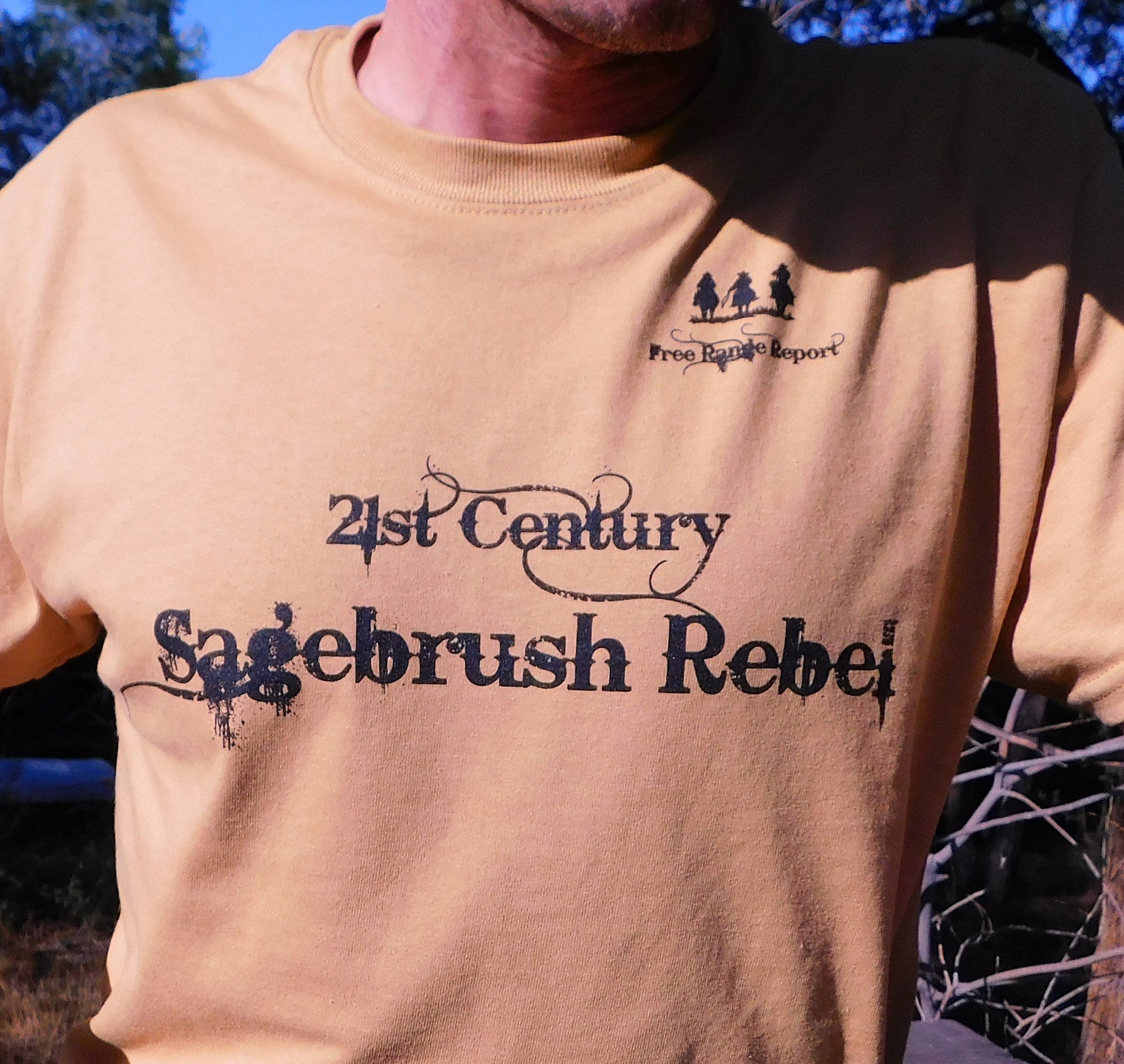 Free Range Report Membership with our Unisex T-shirt gift. 00000