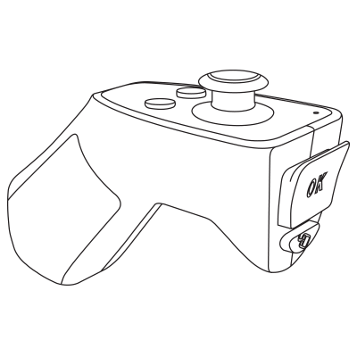Joystick de la télécommande