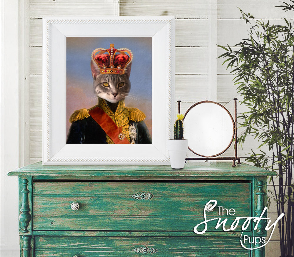 King Cat Portrait