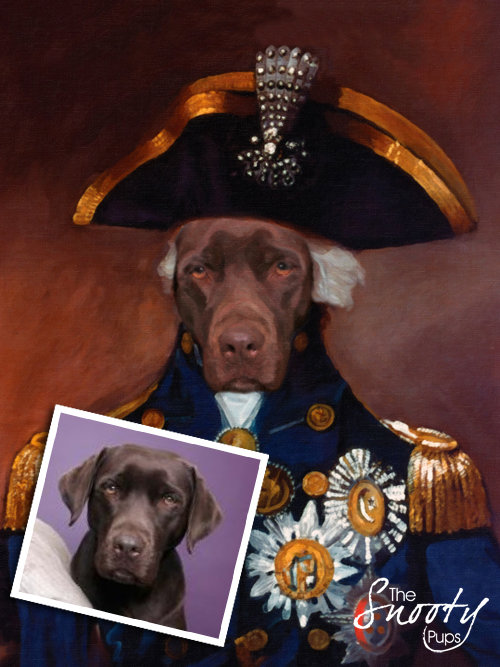 Sargent Custom Dog Portrait 00080