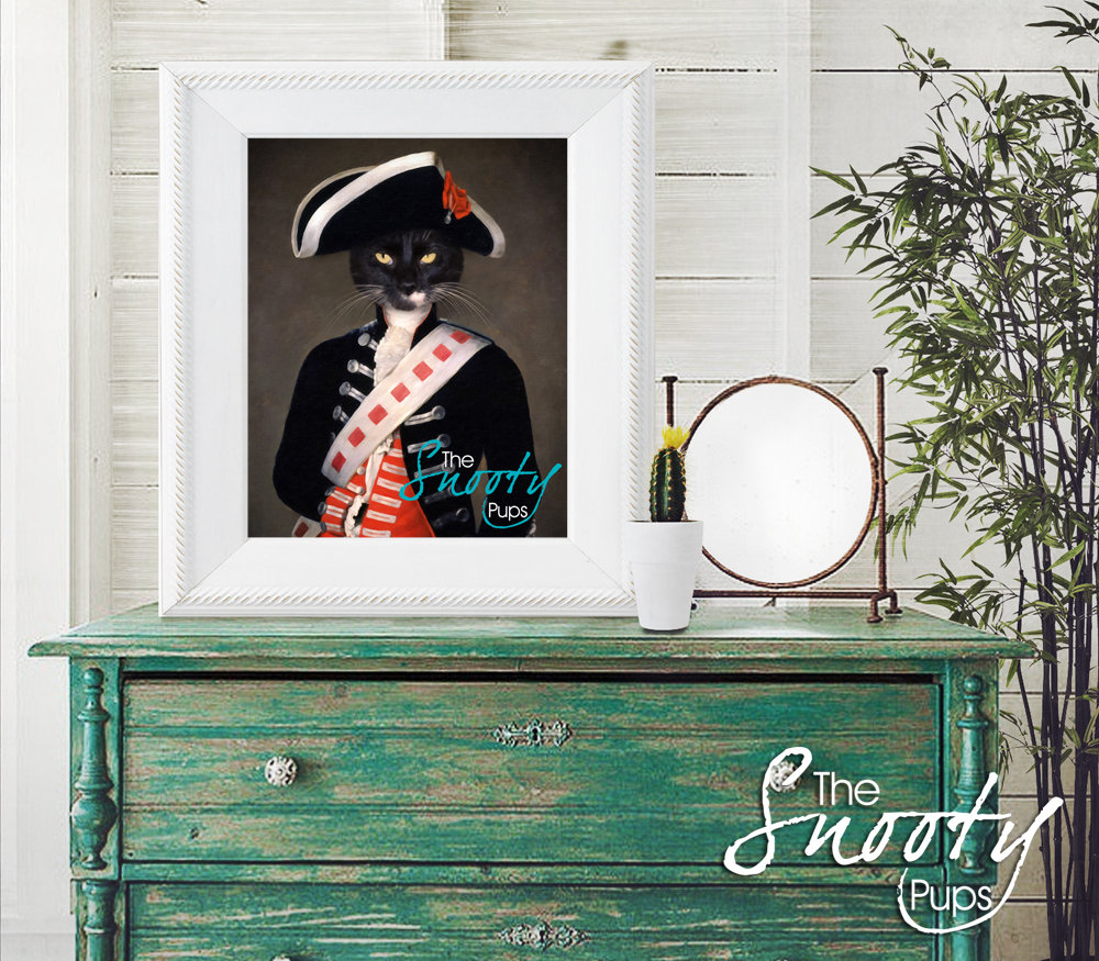 Soldier Custom Cat Portrait