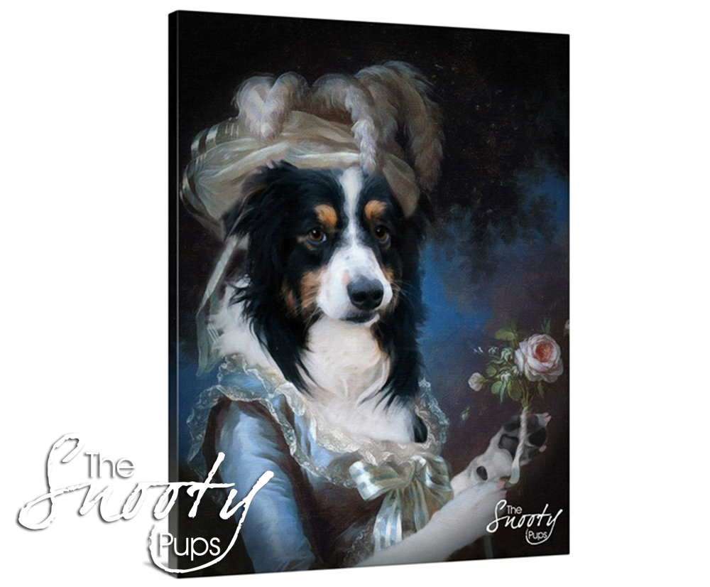 Marie Antoinette Custom Dog Portrait