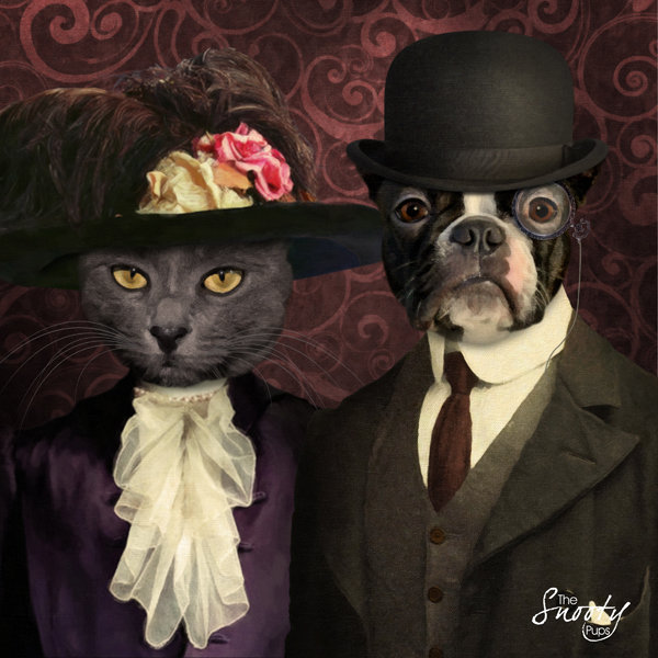 Vintage Custom Pet Portrait 00099