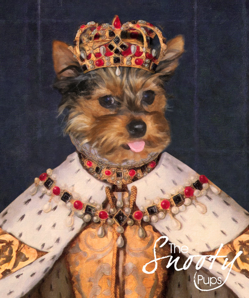 Queen Custom Dog Portrait 00107