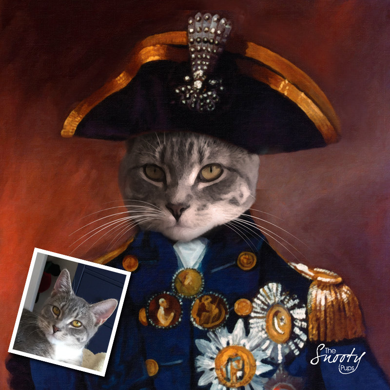 Sargent Custom Cat Portrait 00111