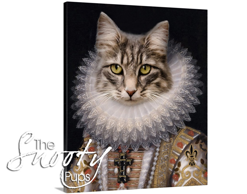 Queen Cat Portrait