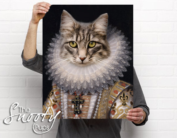 Queen Cat Portrait