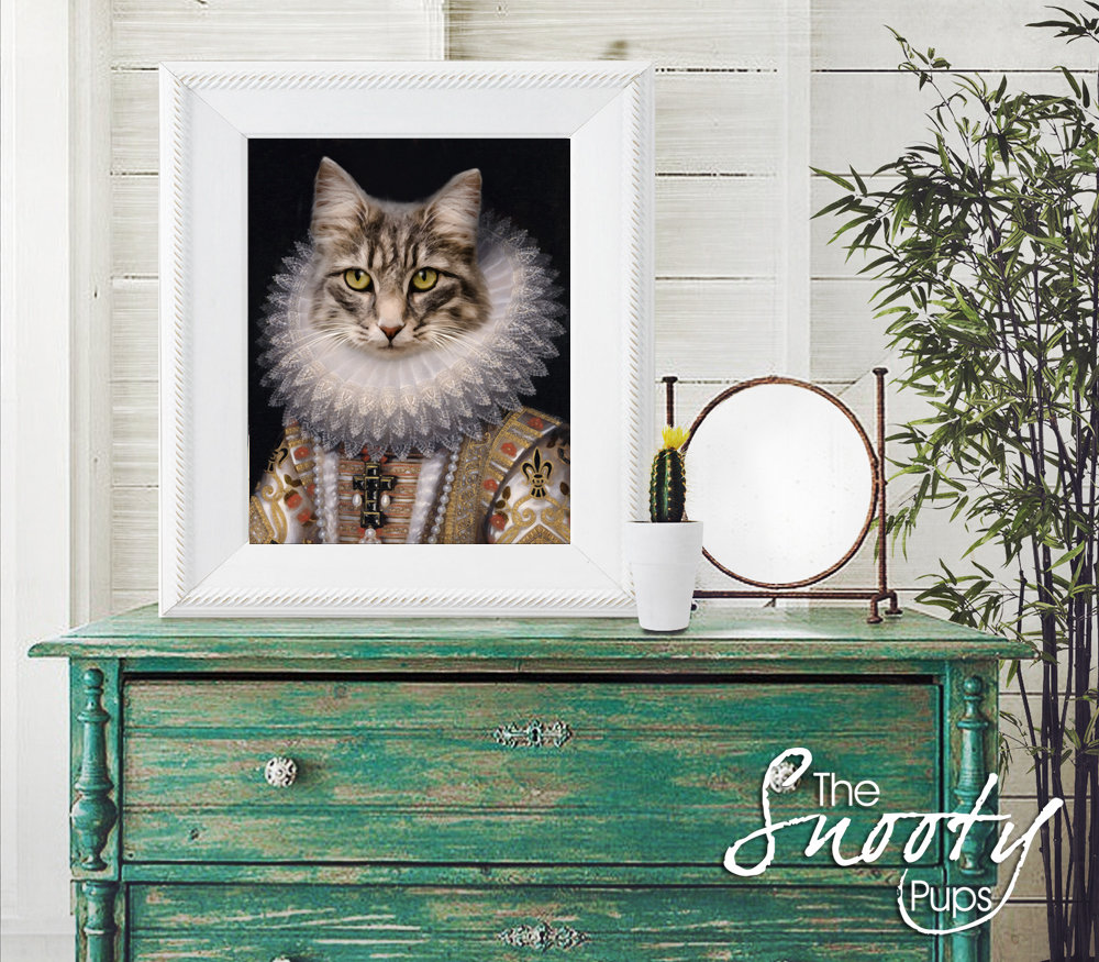 Queen Cat Portrait