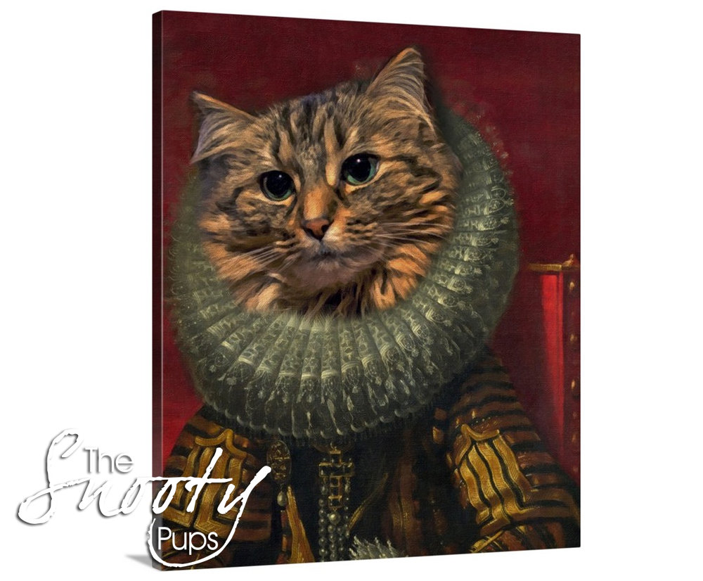 Victorian Custom Cat Portrait