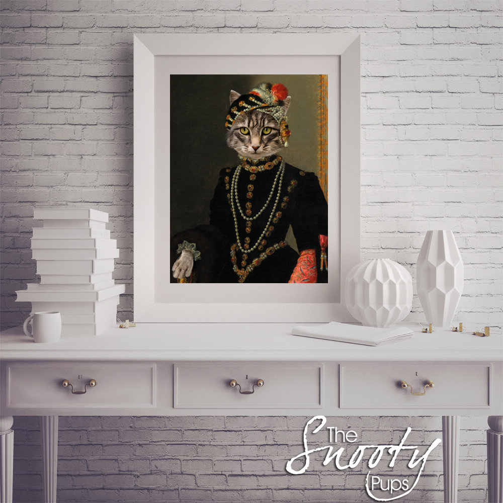 Miss Roxy Custom Cat Portrait